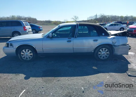 2003 Mercury Grand Marquis Ls from USA, damaged, VIN 2MEFM75W63X635281